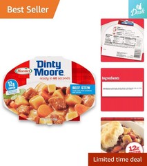 Hearty 9-Ounce Beef Stew – Pack of 6 | Quick & Convenient Meal Solution