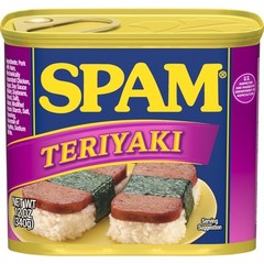 SPAM Teriyaki Canned Luncheon Meat 12 Ounce Pack of 12 Fully Cooked Pork