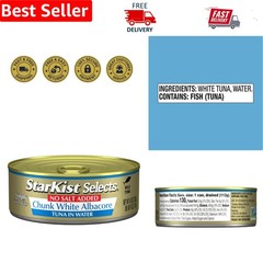 Delicious 4.5 oz Chunk White Albacore Tuna in Water – Gluten Free & Soy Free
