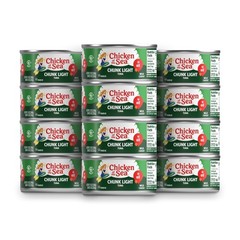 Chicken of the Sea Chunk Light Tuna in Oil, Wild Caught Tuna, 12-Ounce Cans (Pac