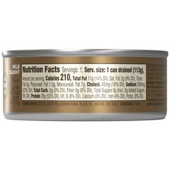 Genova Premium Yellowfin Tuna in Olive Oil 5 Ounce Cans Pack of 24