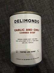 NEW Delimondo Corned Beef – Garlic And Chili – 380g
