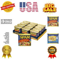 25% Less Sodium Canned Meats, 12 oz Cans, 12 Pack
