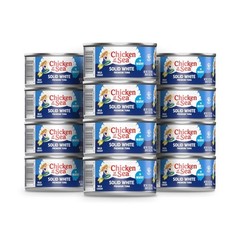 Wild Caught Premium Solid White Albacore Tuna in Water, 12 oz Cans, 12-Count …