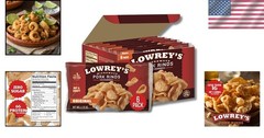 Lowrey’s Bacon Curls – Microwave Pork Rinds, , Pack of 6 | Keto Snack