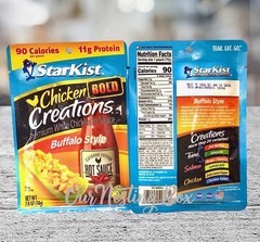 6 StarKist Chicken Creations Buffalo Style in Sauce, 2.6 oz Pouch