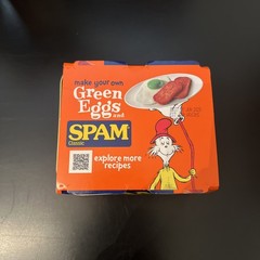 Dr Seuss GreenEggs and Ham Spam 2Pack 65thAnniversary LimitedEdition Exp 06/2028