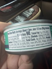 Chunk Light Tuna in Water 5oz 2-24 Can Pack Wild Caught High Protein Canned