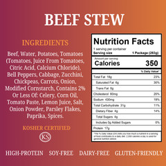 My Own Meals Beef Stew
