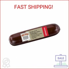 Old Wisconsin Premium Summer Sausage, 100% Natural Meat, Charcuterie, Ready to E