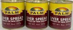 Palm Liver Spread Product of New Zealand 8 oz (Pack of 3)~Exp 11/6/2027