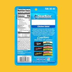 Chicken Creations Chicken Salad Pouch (2.6 Oz – 12 Pack) Fully Cooked White Meat