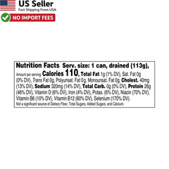 StarKist Solid White Albacore Tuna in Water 5oz Can 4-Pack Healthy Snack FROM US