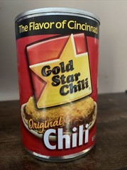 Gold Star Chili 15 Ounce Cans Original Cincinnati Style Chili (1-Can) New