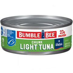 Bumble Bee Chunk Light Tuna in Water, 5 Oz Can – Wild Caught Skipjack Tuna – 23G