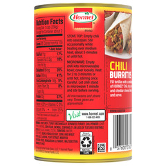 Chili Turkey No Bean Canned Chili, Shelf Stable, 15 Oz Steel Can