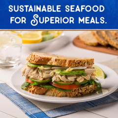 Wild Albacore Solid White Tuna in Water with Sea Salt – 4.6 Oz Can (Pack of 12)