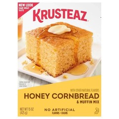 Krusteaz Honey Cornbread & Muffin Mix (3 pack) 15 OZ BOX FREE SHIPPING USA