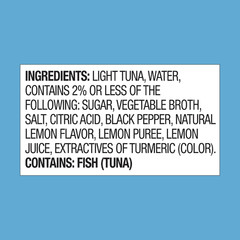 Tuna Creations Lemon Pepper, 2.6 Oz Pouch (24 Pack) Ready to Eat Wild Caught Tun