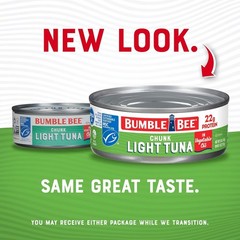 Bumble Bee Chunk Light Tuna In Oil 5 oz Cans (Pack of 24) – Wild Caught Skipjack