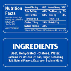 Star Corned Beef Hash, Hearty Homestyle, Canned Food, 12 – 14 OZ Cans