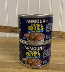 Four Cans of Armour Star Original Vienna Bites, Canned Sausage, 10 OZ Ea. Can