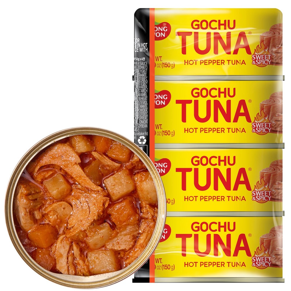Dongwon Spicy Korean Canned Tuna – No Draining, High Protein | Firm WildCaugh…