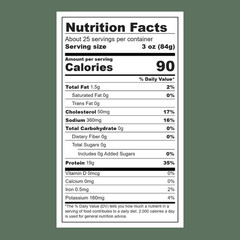 Members Mark Natural Chunk Chicken Breast in Water 6 Pk 12.5oz Cans 19g Protein