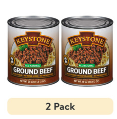 (2 pack) Keystone All Natural Ground Beef, 28 oz Can