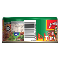 x2 Ayam Brand Fire Hot Chilli Tuna 160g Level 5 Spicy Canned Tuna HALAL Malaysia