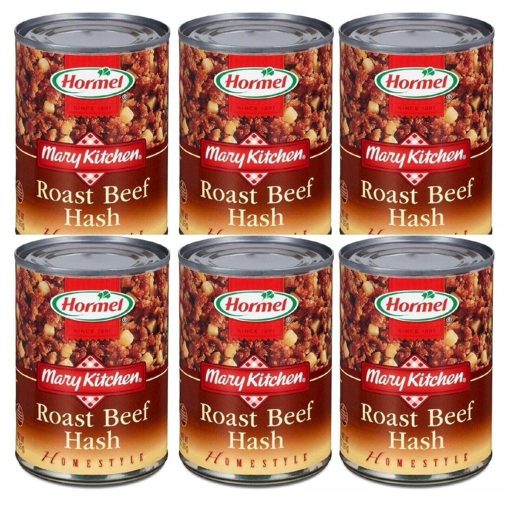 Hormel Mary’s Kitchen Hash ROAST BEEF Homestyle, 15 ounce, 6 Count