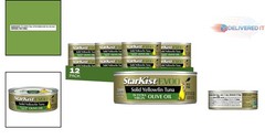 Yellowfin Tuna in Extra Virgin Olive Oil 4.5 oz Can Pack of 12 Wild Caught Gl…