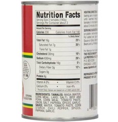La Preferida Tamales With Sauce Beef and Pork – 15 Oz – Pack of 24