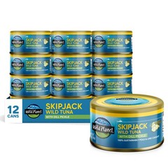Wild Skipjack Tuna with Dill Pickle Tinned Fish, Canned Tuna, Sustainably Wil…