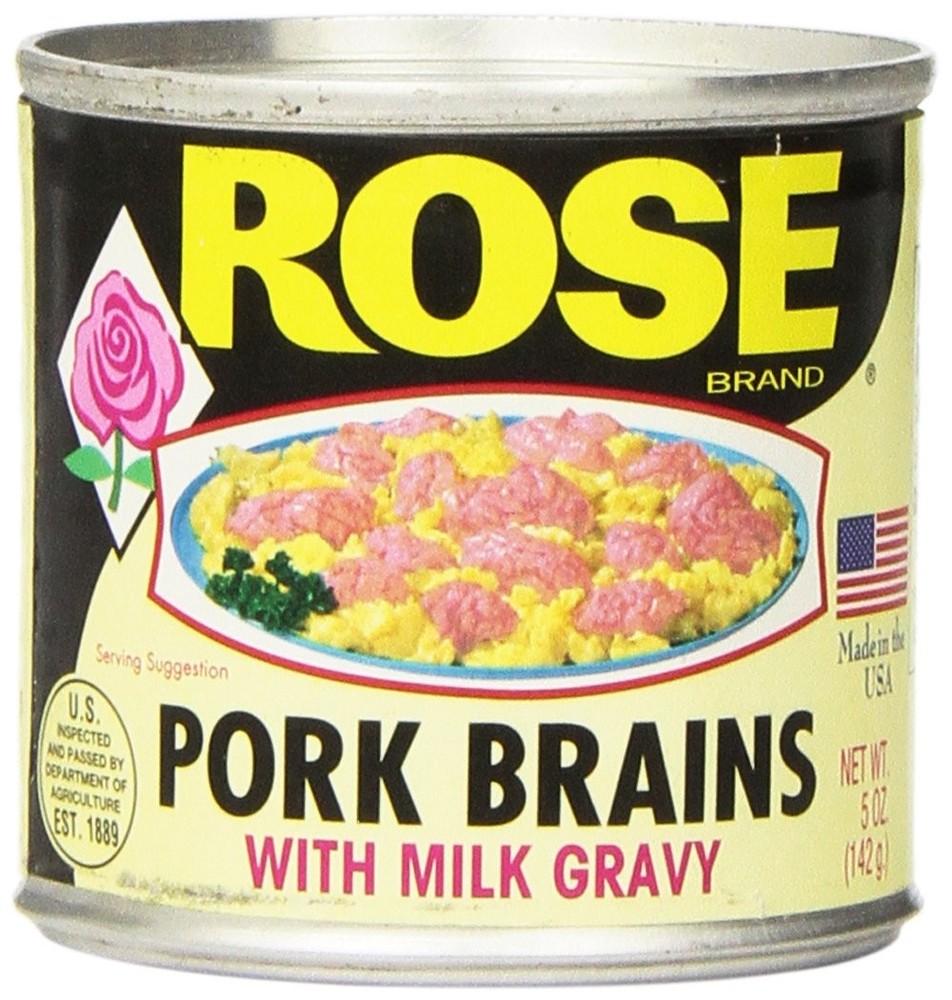 Rose Pork Brains with Milk Gravy 5 Ounce Cans (4 Per Pack)