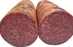 German Cervelat Salami With Garlic & Cracked Pepper (3.7Lbs – 3.9Lbs)