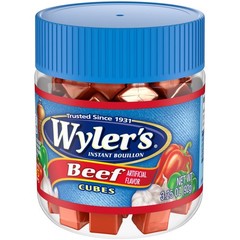 Beef Instant Bouillon Cubes 3.25 oz Jar