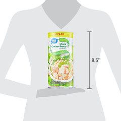 Great Value Chunk Chicken Breast 12.5 oz Can 4 Pack Fully Cooked Ready to Eat