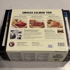 SeaBear – Premium Wild Alaskan Smoked Sockeye, Coho, and Pink Salmon Trio – 18oz