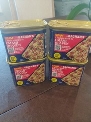 NEW Limited Spam x Bachan’s Japanese Barbecue BBQ Sauce Spam 4 12 Ounce Cans