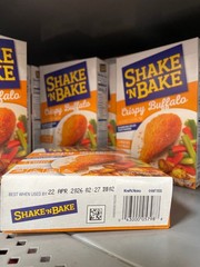 6 Pack Shake ‘N Bake Crispy Buffalo Seasoned Coating Mix, Size 4.75 oz Box