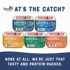 Sardines in Water, 3.75 Oz Tin (Pack of 12) – Wild Caught, Gluten Free, Keto, Ko