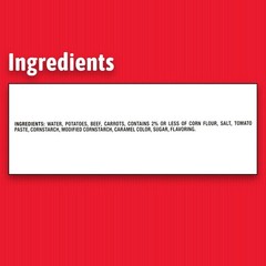 Beef Stew Canned Meal Hearty Meaty Vegetable 9 Ounce Pack of 6