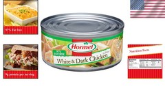 Ready-to-Eat Canned Chicken, 12 Pack of 5 oz – Deliciously Nutritious & Fat-Free