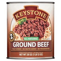 Keystone All natural Ground Beef 28 oz Can, (PACK OF 2) Free Shipping.
