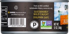 Natural Solid White Albacore Tuna in Spring Water – 12 Cans, High Protein, Low F