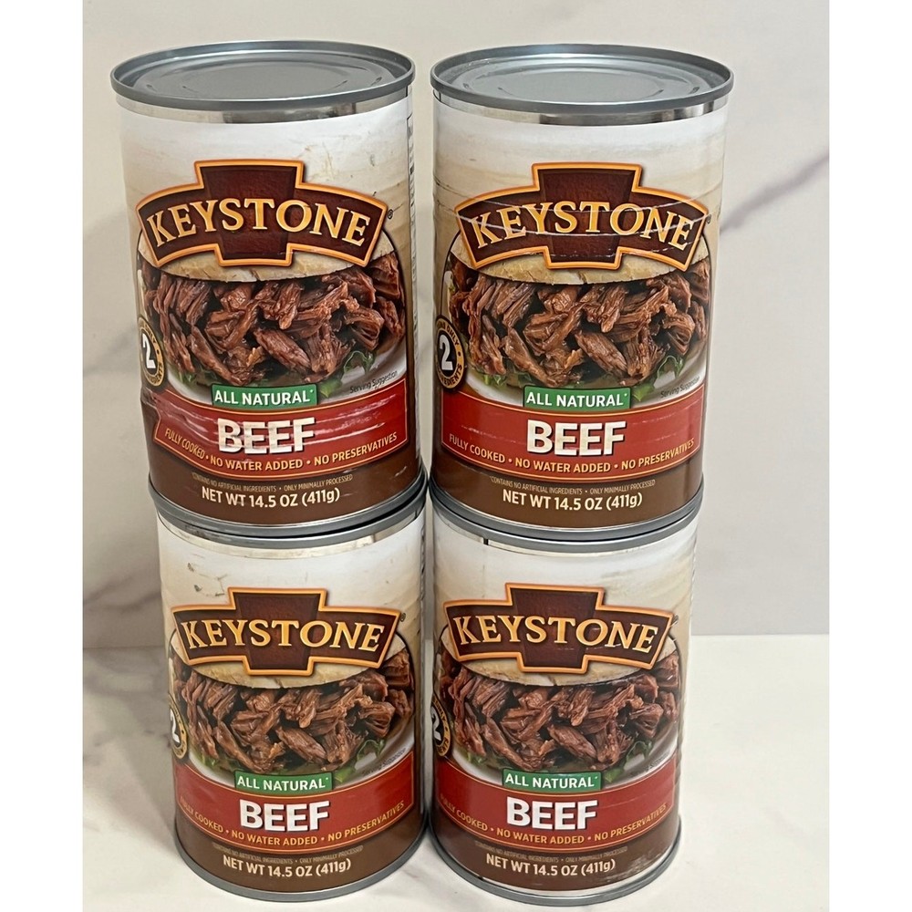 Keystone Canned Beef 6 Cans 14 oz 14.5 oz each Pack of 4