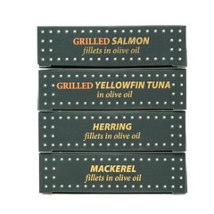 Canned Fish Variety Pack – Wild Caught Mackerel, Grilled Salmon, Yellowfin Tu…