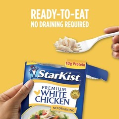 StarKist Premium White Chicken 2.6 oz Pouch Pack of 12