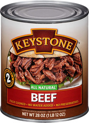 Keystone Meats All Natural Canned Beef, 28 Ounce